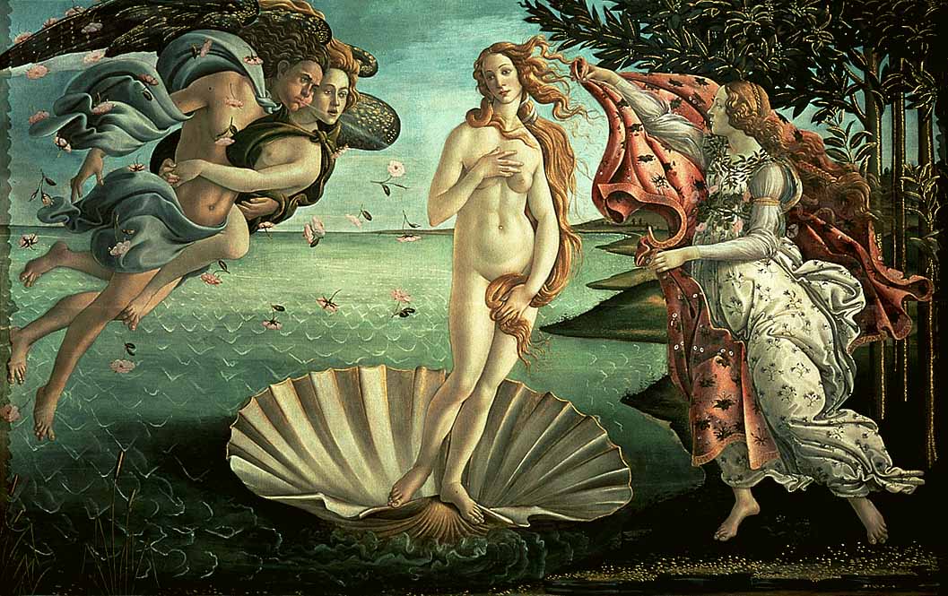 ヴィーナス サンドロ ボッティチェッリの誕生油絵